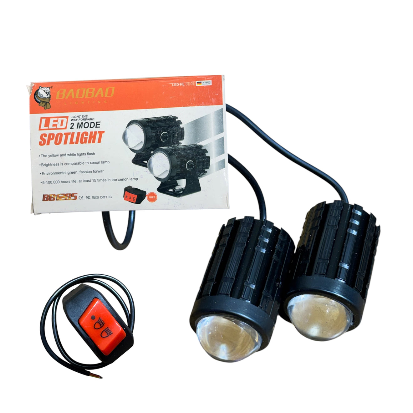 BADBAD MINI DRIVE WITH SWITCH WHITE & YELLOW