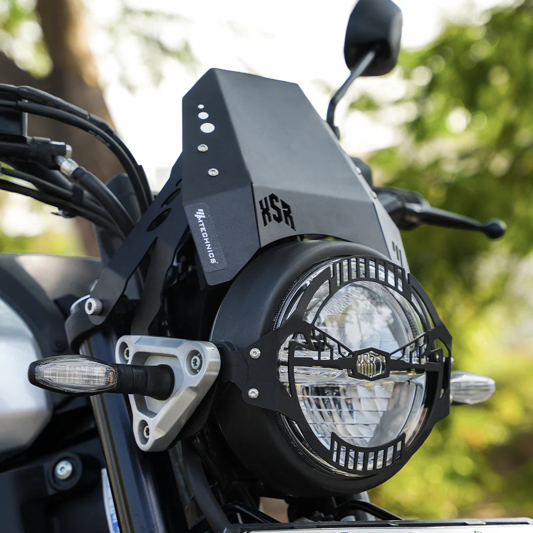 MTECHNICS YAMAHA XSR 155 METAL VISOR BLACK